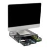 Mind Reader Ventilated Monitor & Laptop Stand with Storage