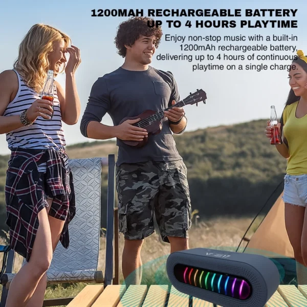 Vinnfier Tango Neo 17 Portable Bluetooth Speaker with RGB Lights