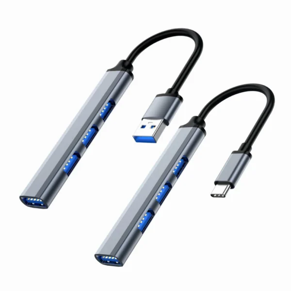 H1c00cc66be0e41ab96ce925b5e82f8f8L.webp USB-C 4-Port USB 3.0 Hub Adapter