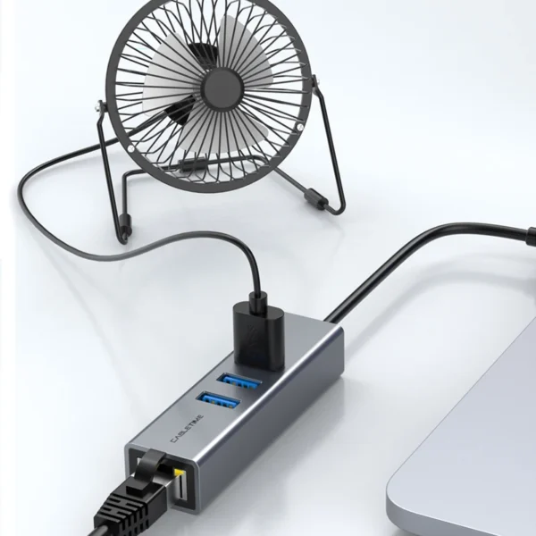 Hcdbcf5e109964c648928241a34b0160aA.webp CABLETIME USB 3.0 Gigabit Ethernet Adapter with 3-Port USB Hub