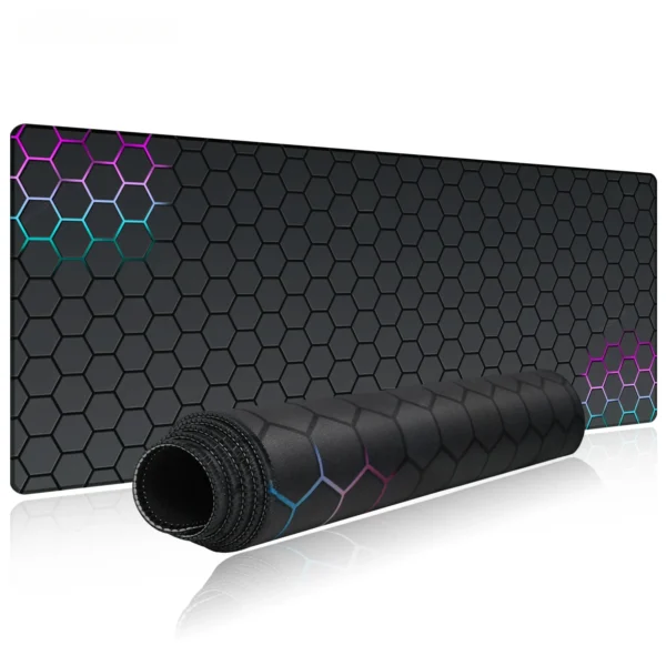 S0c28b5f7dde14bf4acbfb619379303cdq.webp Geometry XXL Extended Gaming Mouse Pad with Stitched Edge