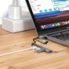 S0d74353de04041069cfca068ed68087cM.webp USB-C 4-in-1 Hub with USB 3.0 & USB 2.0 Ports