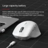 S1ba39fec41524295b5b8036242b56df4W.webp Lenovo Ergonomic Dual-Mode Wireless Rechargeable Mouse
