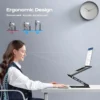 Adjustable Aluminum Laptop & Tablet Stand up to 17"