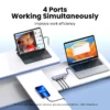 S2973ffaadf254415acc8afa8b6ba1918s.webp UGREEN 4-Port USB-C to USB 3.0 Hub