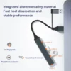 S3c96e9ede21d4653b1466b4db53b3a1fD.webp USB-C 4-in-1 Hub with USB 3.0 & USB 2.0 Ports
