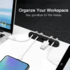 Silicone USB Cable Organizer & Cable Clips Set