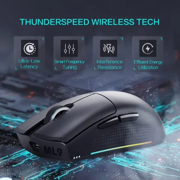 Thunderobot ML901 Wireless Gaming Mouse 26,000 DPI