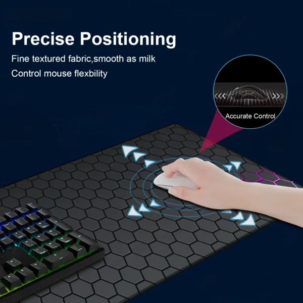 Sff98e145bdd2485ea46a583e062638aen.webp Geometry XXL Extended Gaming Mouse Pad with Stitched Edge