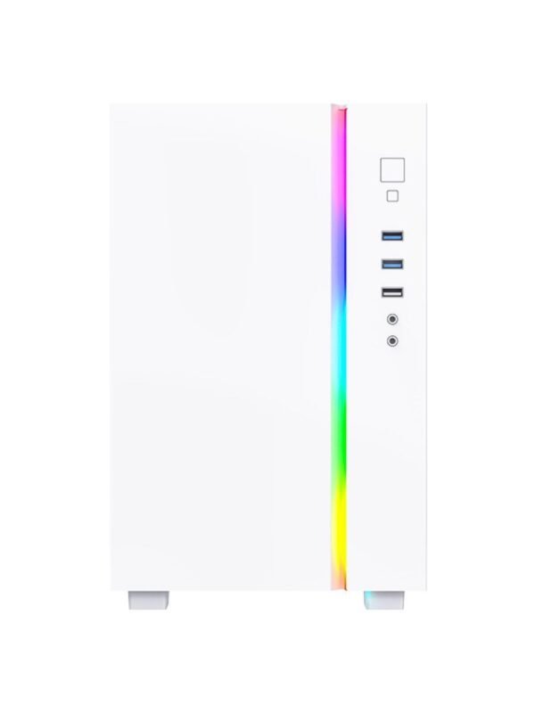 Montech Sky One ITX PC Case with 3 Silent Fans - White